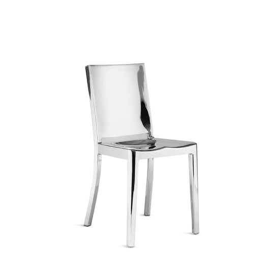 Chaise Emeco Hudson, aluminium poli à la main