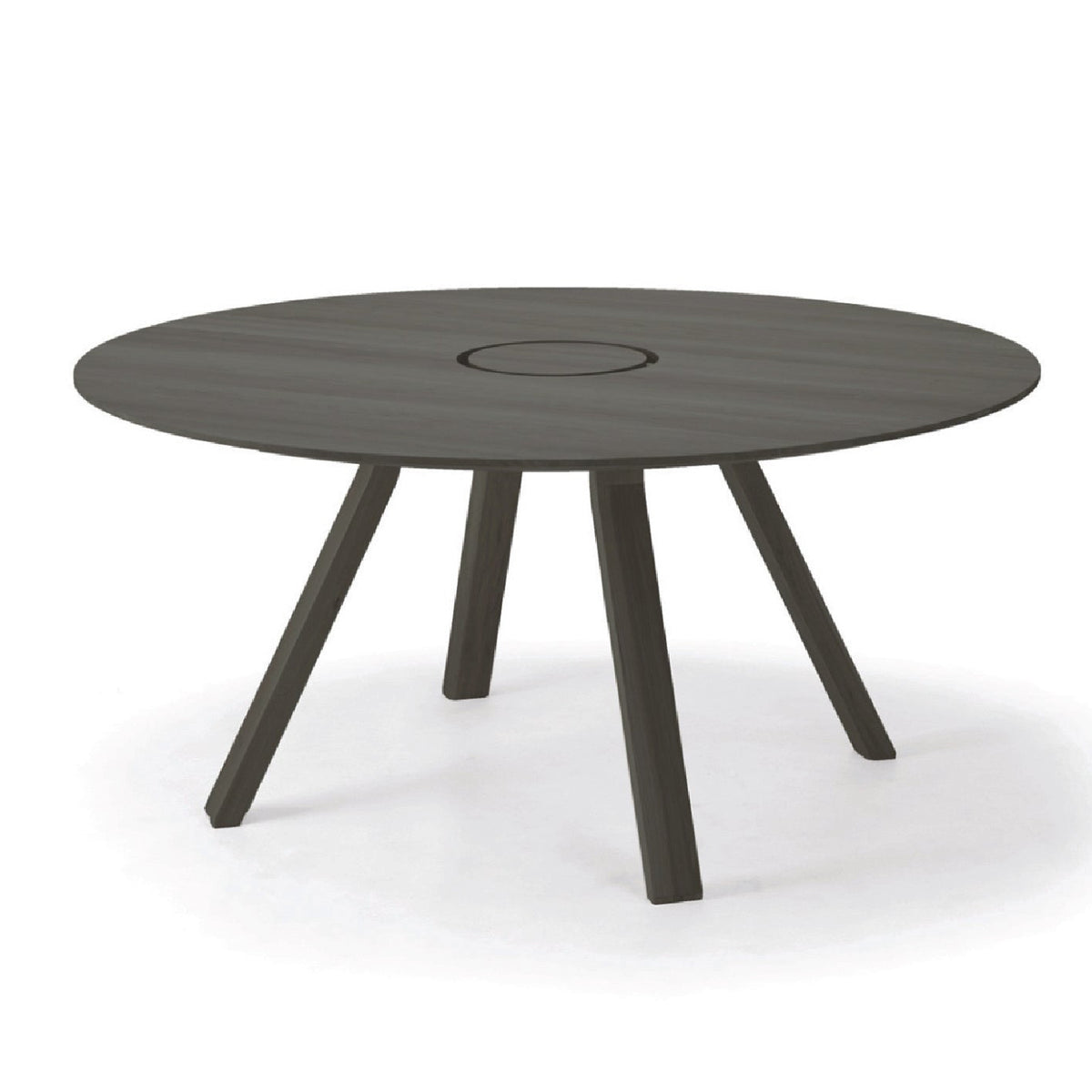 Spectrum Workstation Round ST 160 — Karimoku New Standard – Grain Matt Black