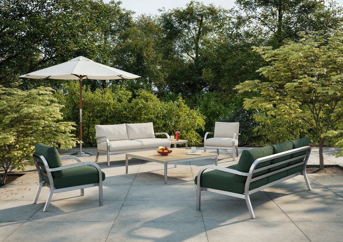 Navy Lounge Emeco en extérieur — canapés & fauteuils lounge aluminium