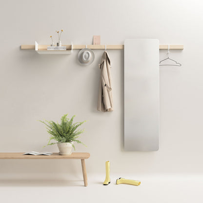 Vestiaire mural minimalist Variand E10 bouleau — storage entrée | Antifer