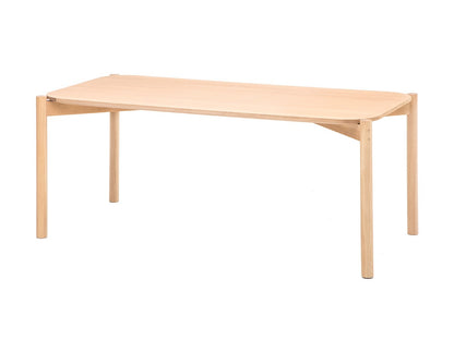 Table Castor 180 en chêne massif, BIG-GAME pour Karimoku New Standard — vue studio n°1 | Antifer
