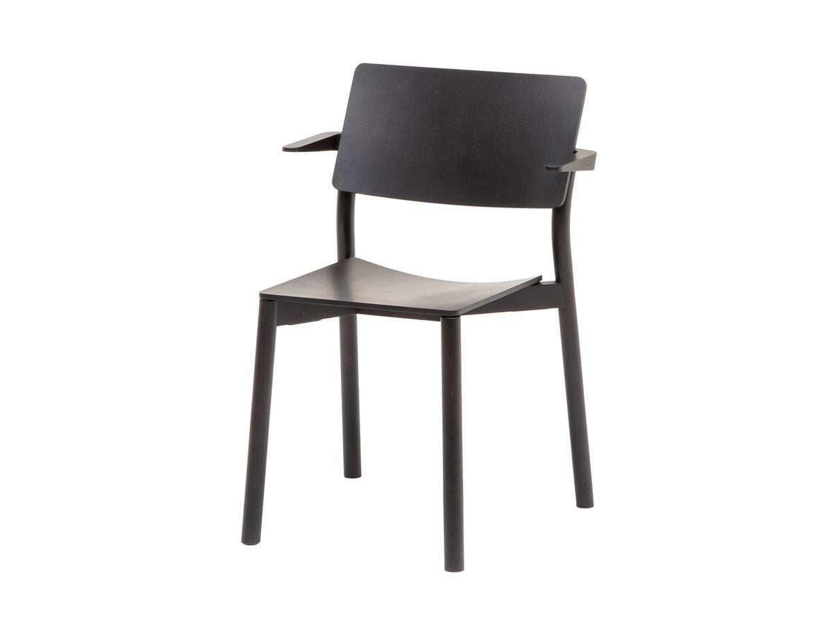 Panorama Sessel aus Massivholz, Geckeler Michels für Karimoku New Standard — Studioansicht Nr. 1 | Antifer