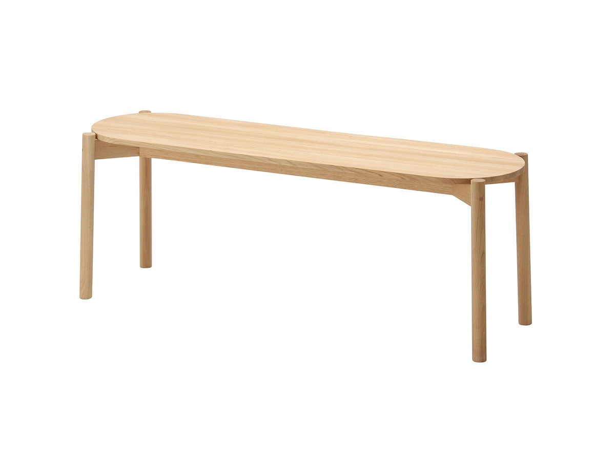 Banco de comedor Castor de roble macizo, BIG-GAME para Karimoku New Standard — vista de estudio n.º 2 | Antifer