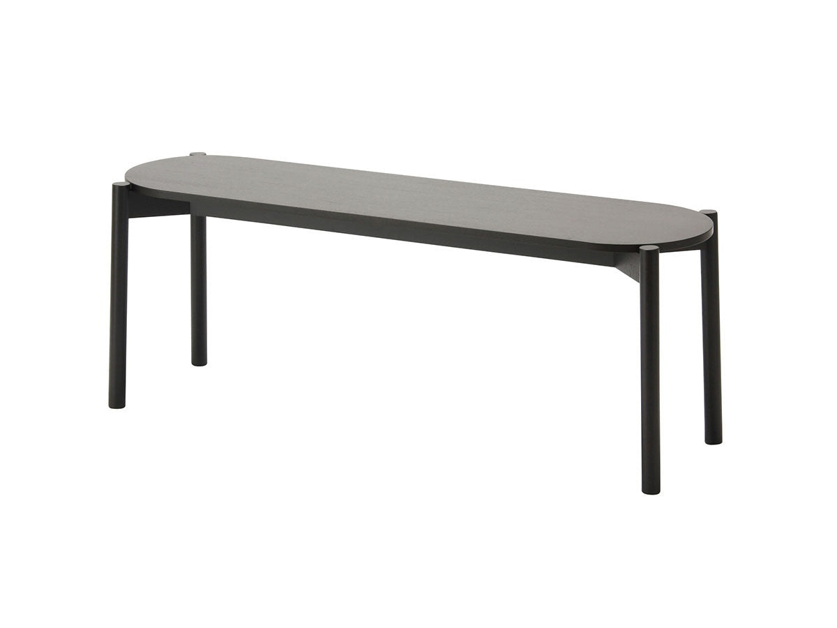 Banco de comedor Castor de roble macizo, BIG-GAME para Karimoku New Standard — vista de estudio n.º 3 | Antifer
