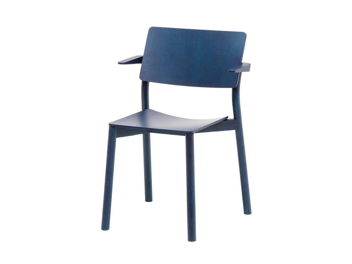 Panorama Sessel aus Massivholz, Geckeler Michels für Karimoku New Standard — Studioansicht Nr. 4 | Antifer