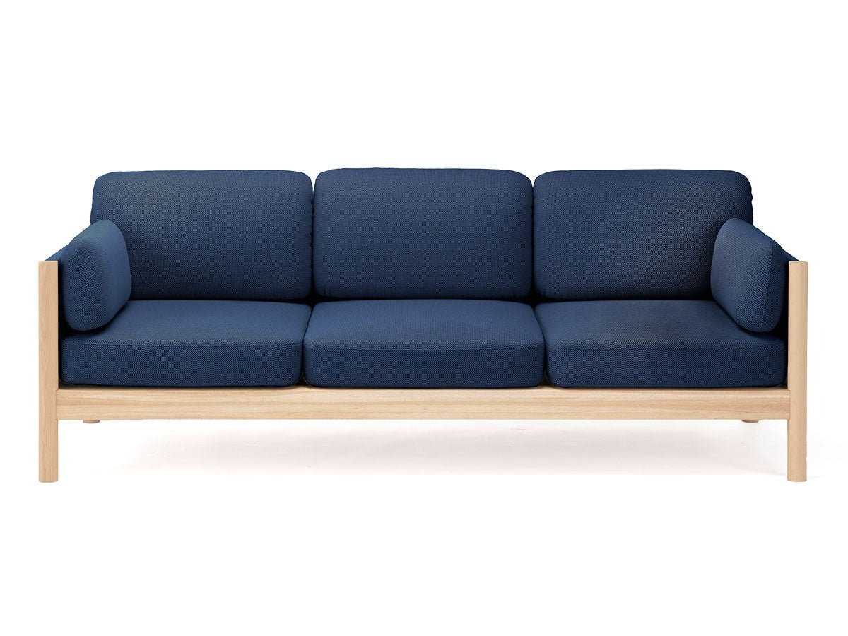 Castor Lobby 3-Sitzer-Sofa aus massiver Eiche und Stoff, BIG-GAME für Karimoku New Standard — Studioansicht Nr. 5 | Antifer