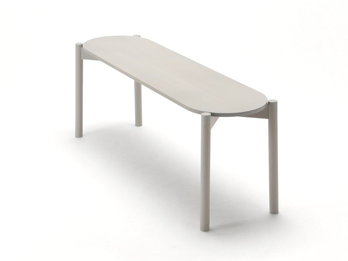 Banco de comedor Castor de roble macizo, BIG-GAME para Karimoku New Standard — vista de estudio n.º 7 | Antifer