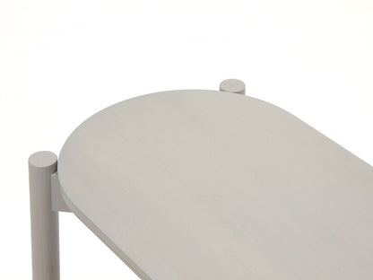 Banco de comedor Castor de roble macizo, BIG-GAME para Karimoku New Standard — vista de estudio n.º 12 | Antifer