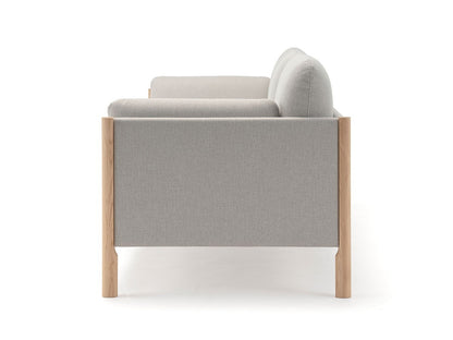 Castor Lobby 3-Sitzer-Sofa aus massiver Eiche und Stoff, BIG-GAME für Karimoku New Standard — Studioansicht Nr. 14 | Antifer
