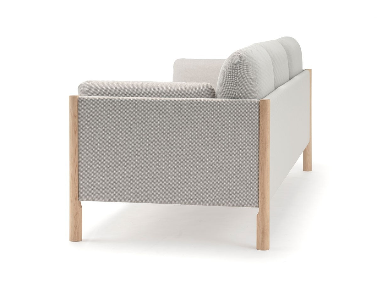 Castor Lobby 3-Sitzer-Sofa aus massiver Eiche und Stoff, BIG-GAME für Karimoku New Standard — Studioansicht Nr. 15 | Antifer