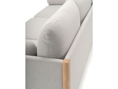 Castor Lobby 3-Sitzer-Sofa aus massiver Eiche und Stoff, BIG-GAME für Karimoku New Standard — Studioansicht Nr. 19 | Antifer