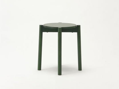 Hocker Castor Plus in Dunkelgrün, BIG-GAME — Studioansicht von vorne Nr. 18 | Antifer
