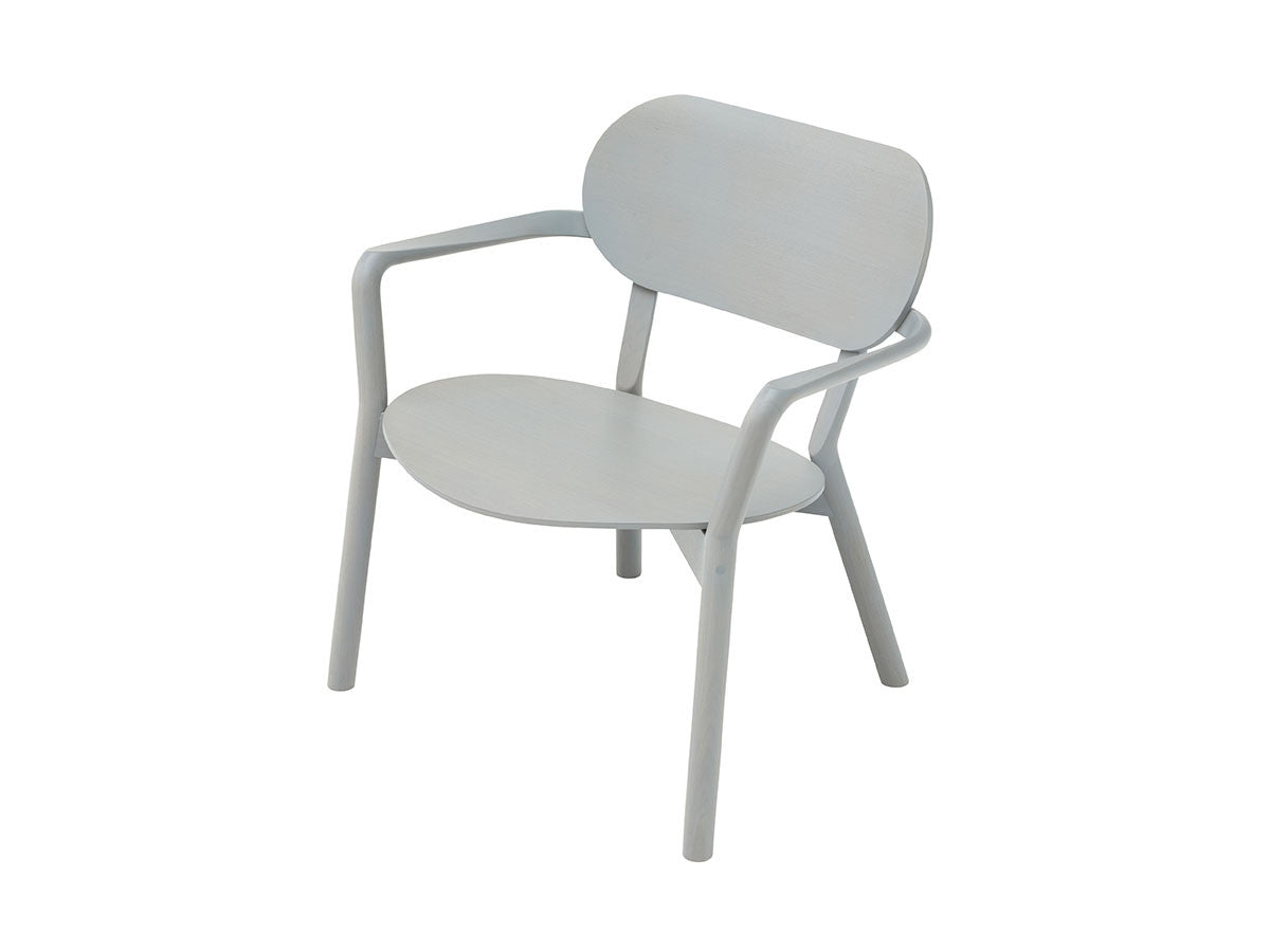 Sillón bajo Castor acabado Grain Gray, BIG-GAME para Karimoku New Standard — vista de estudio n.º 9 | Antifer