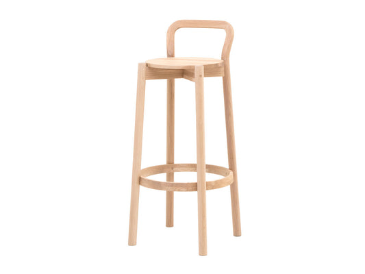 Castor Barstool with Backrest — Karimoku New Standard, BIG-GAME