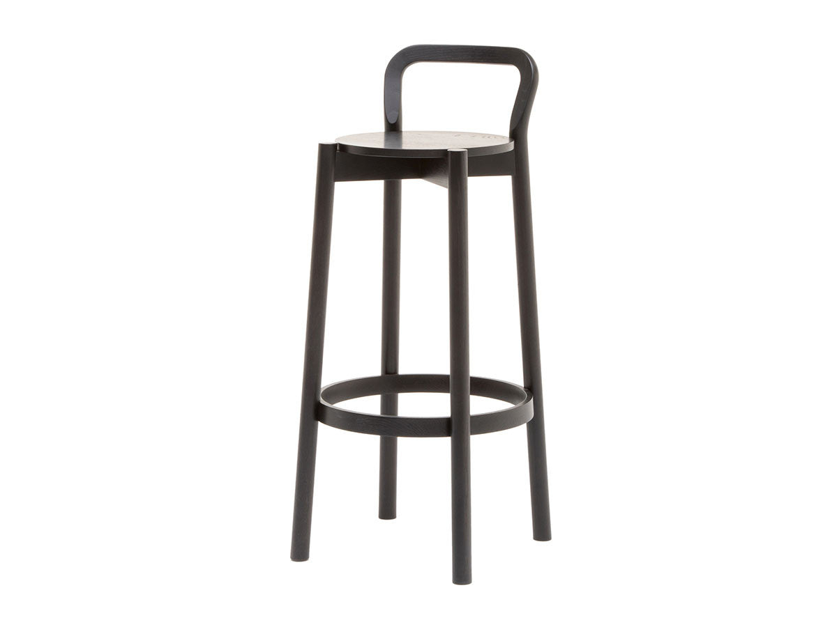 Castor Barstool with Backrest — détail