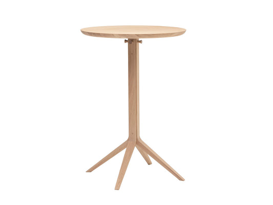 Scout Bistro Bar Table Grain Matt Black - vue 2