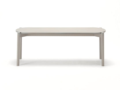Banco de comedor Castor gris claro, BIG-GAME — vista frontal de estudio n.º 24 | Antifer