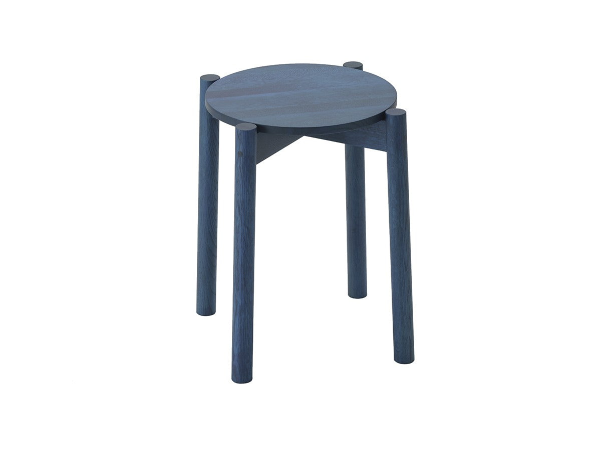 Hocker Castor Plus in Indigoblau, BIG-GAME für Karimoku New Standard — Studioansicht Nr. 8 | Antifer