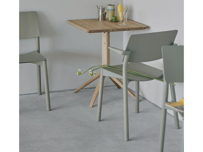 Scout Bistro Table Square Pure Oak - vue 4
