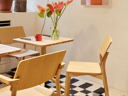 Scout Bistro Table Square Pure Oak - vue 8