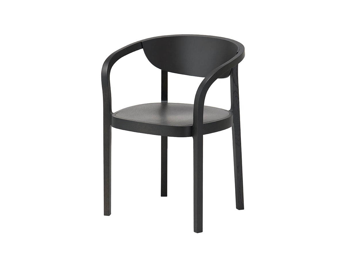 Chesa Stuhl in Schwarz, Jörg Boner für Karimoku New Standard — Studioansicht Nr. 24 | Antifer