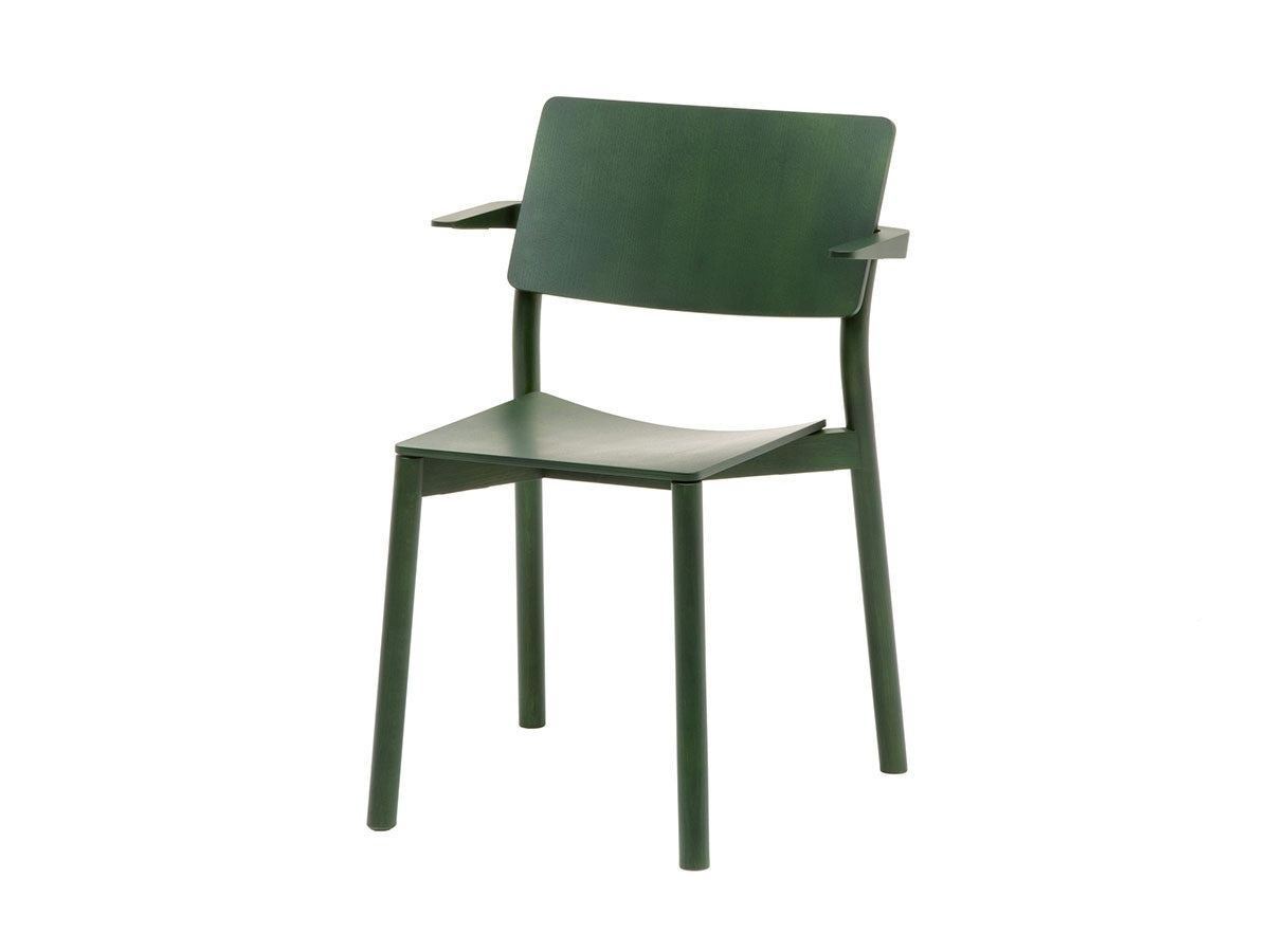 Panorama Sessel in Moosgrün, Geckeler Michels für Karimoku New Standard — Studioansicht Nr. 37 | Antifer
