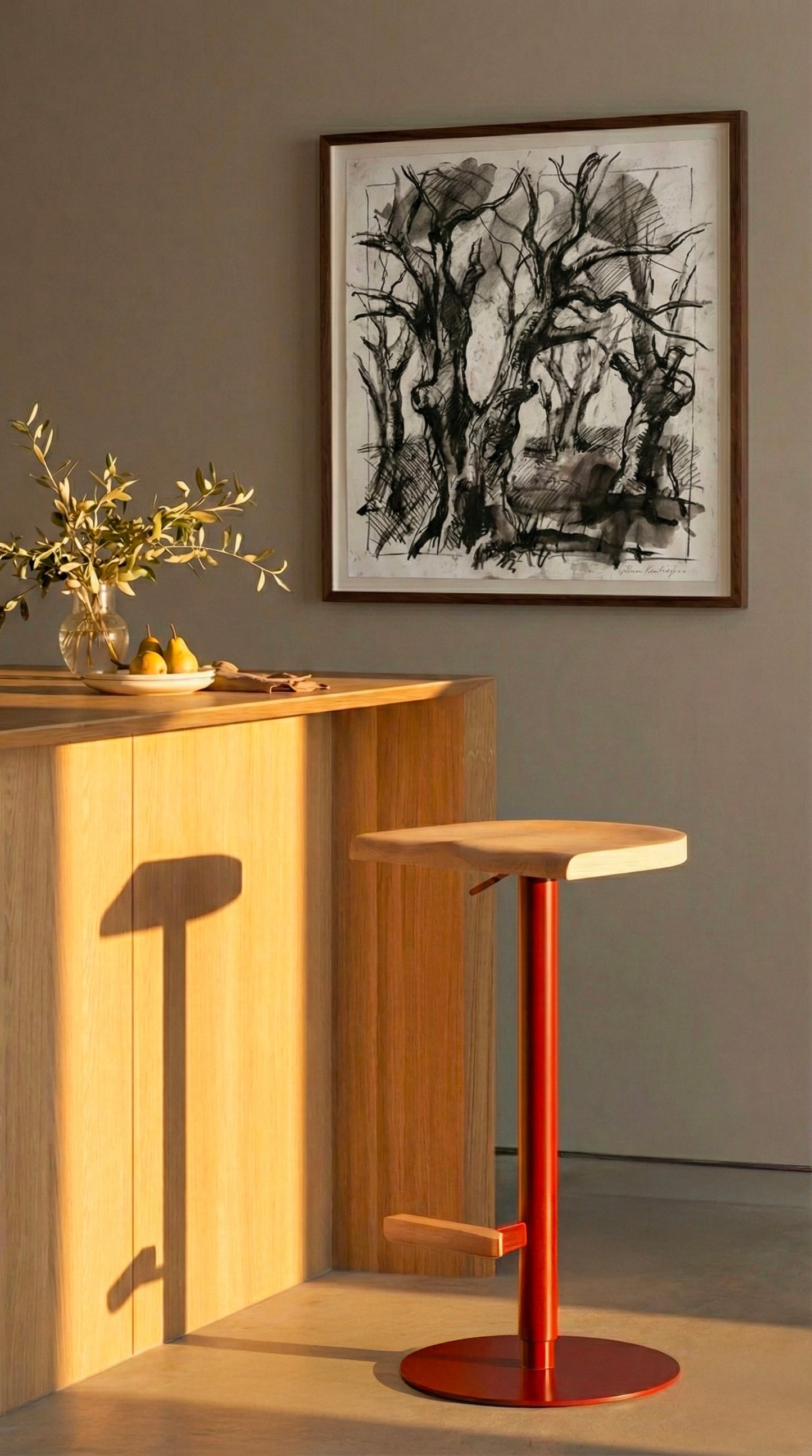 Camarade Tabouret Réglable 59-78 cm | Bar & Plan de Travail