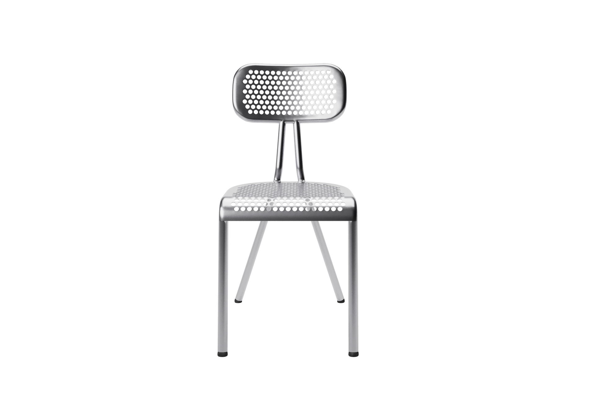 Chaise blocmétal aluminium de face
