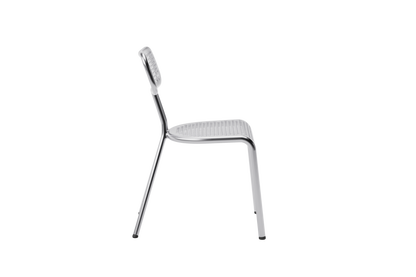 Chaise blocmétal aluminium de profil