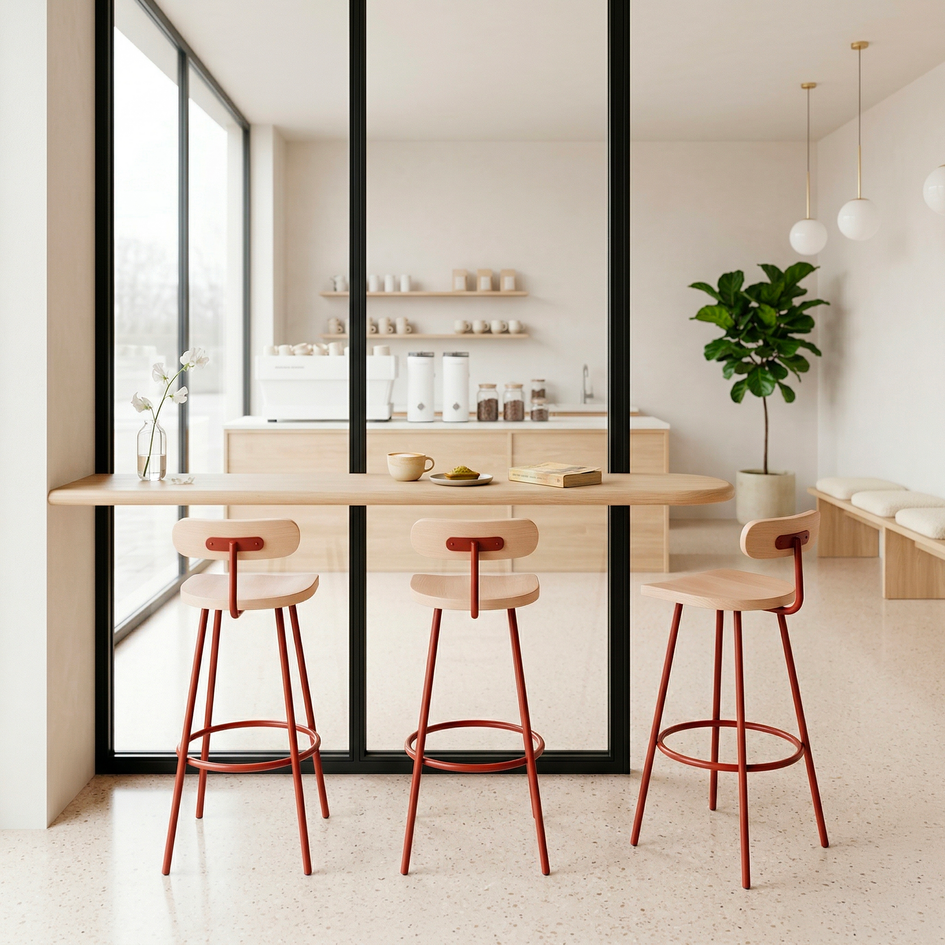 Stool Camarade in kitchen - kitchen island | Antifer