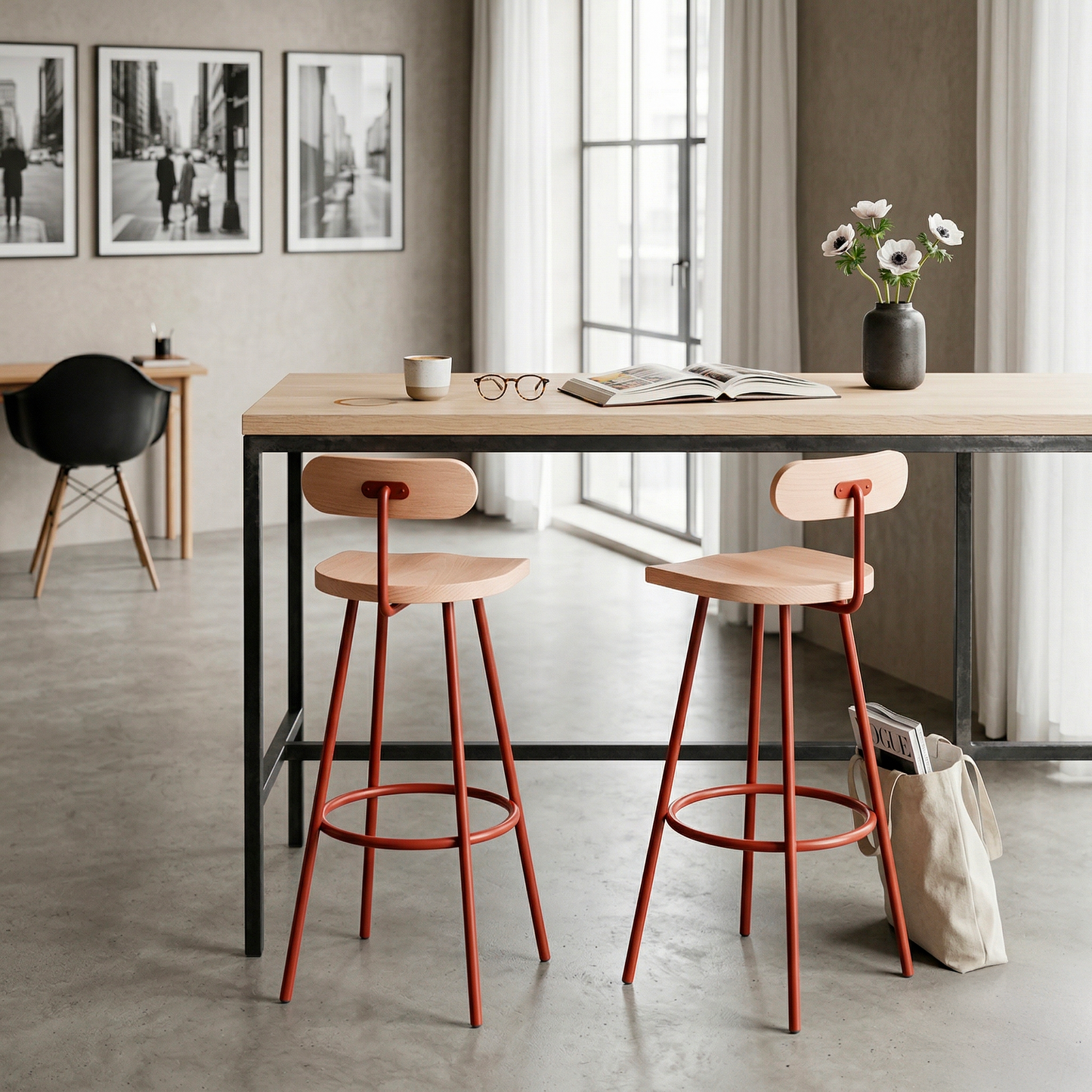 Stool Camarade Big-Game - detail wood | Antifer