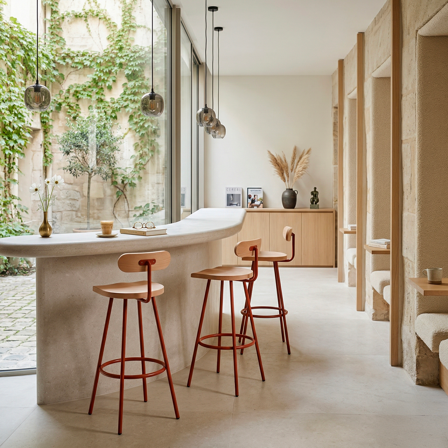 Bar stool Camarade - in context | Antifer