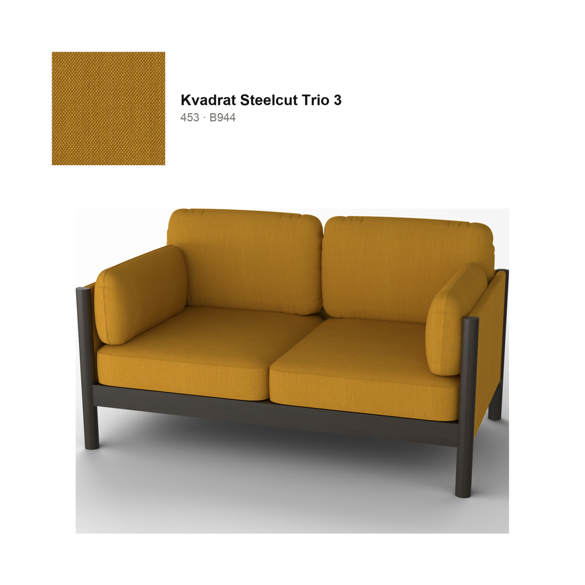 Castor Lobby Sofa Plus 2-Seater — Karimoku New Standard