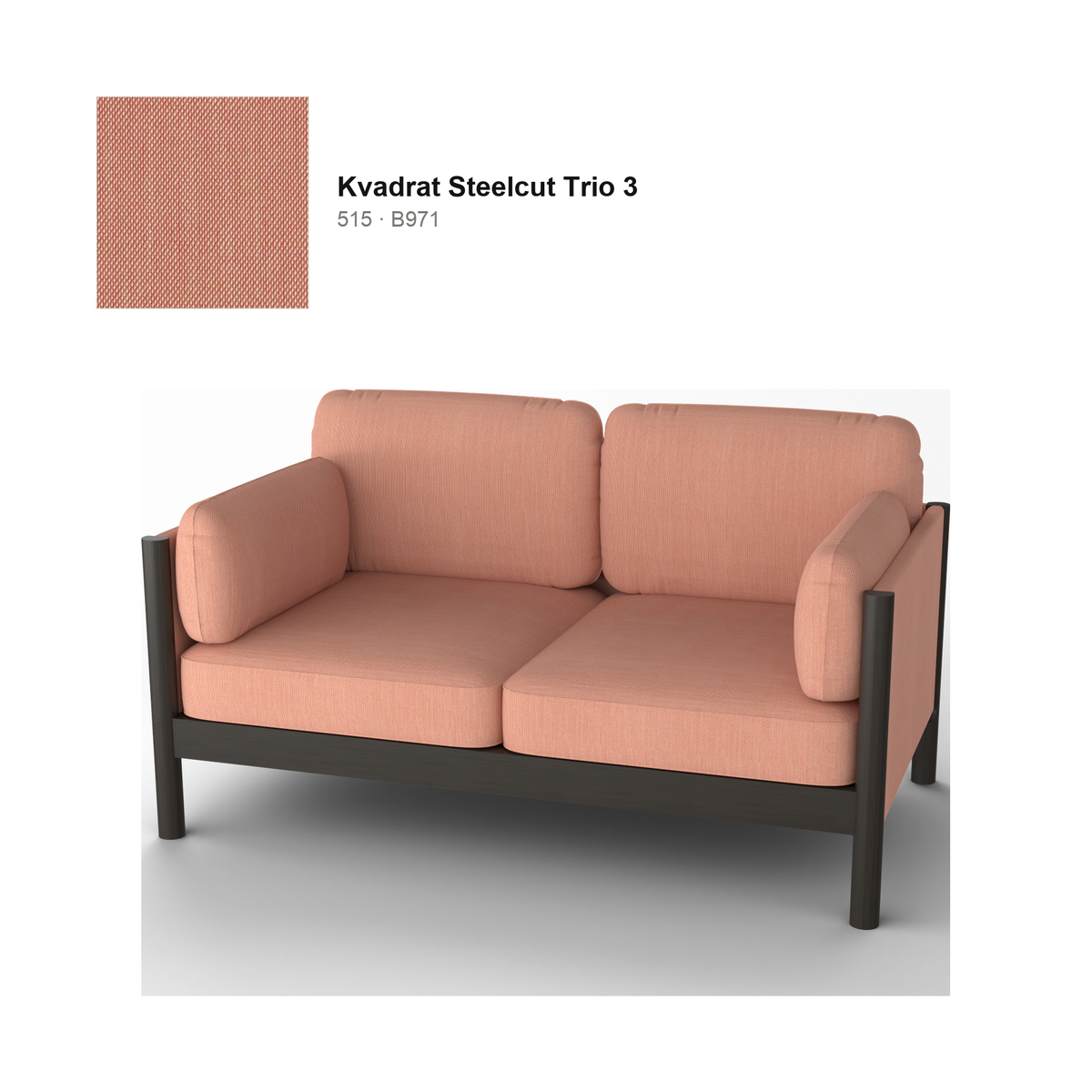 Castor Lobby Sofa Plus 2-Seater — Karimoku New Standard