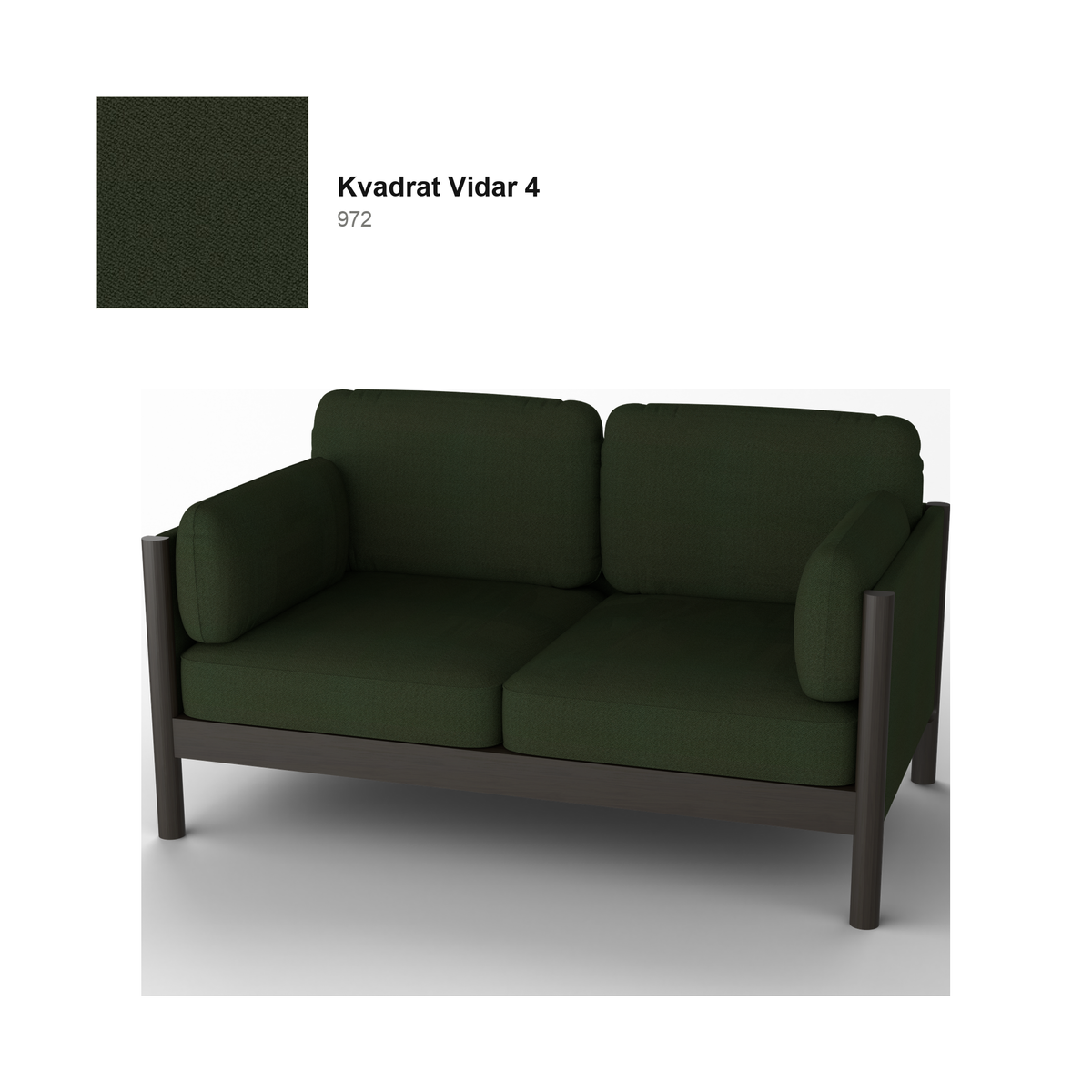Castor Lobby Sofa Plus 2-Seater — Karimoku New Standard