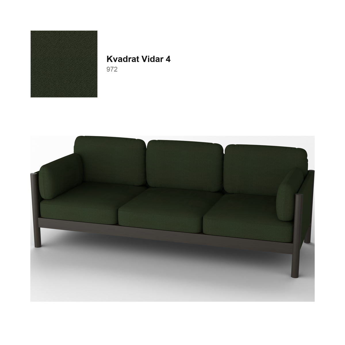 Castor Lobby Sofa Plus 3-Seater — Karimoku New Standard