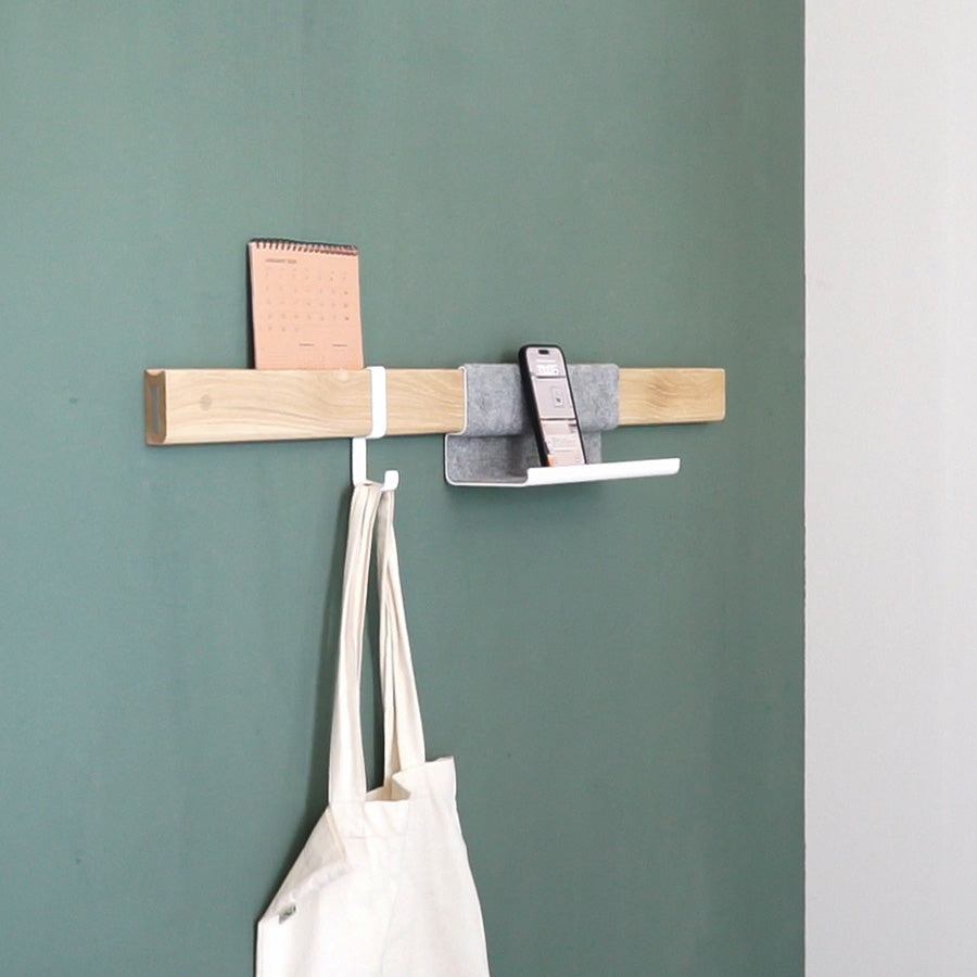 Vestiaire mural Le Vestibule Variand E12 vue produit — chêne — design Variand | Antifer