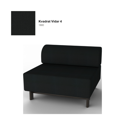 Elephant Sofa 1 plaza Bench — Karimoku New Standard – Castaño negro, Kvadrat Vidar 4, 1880