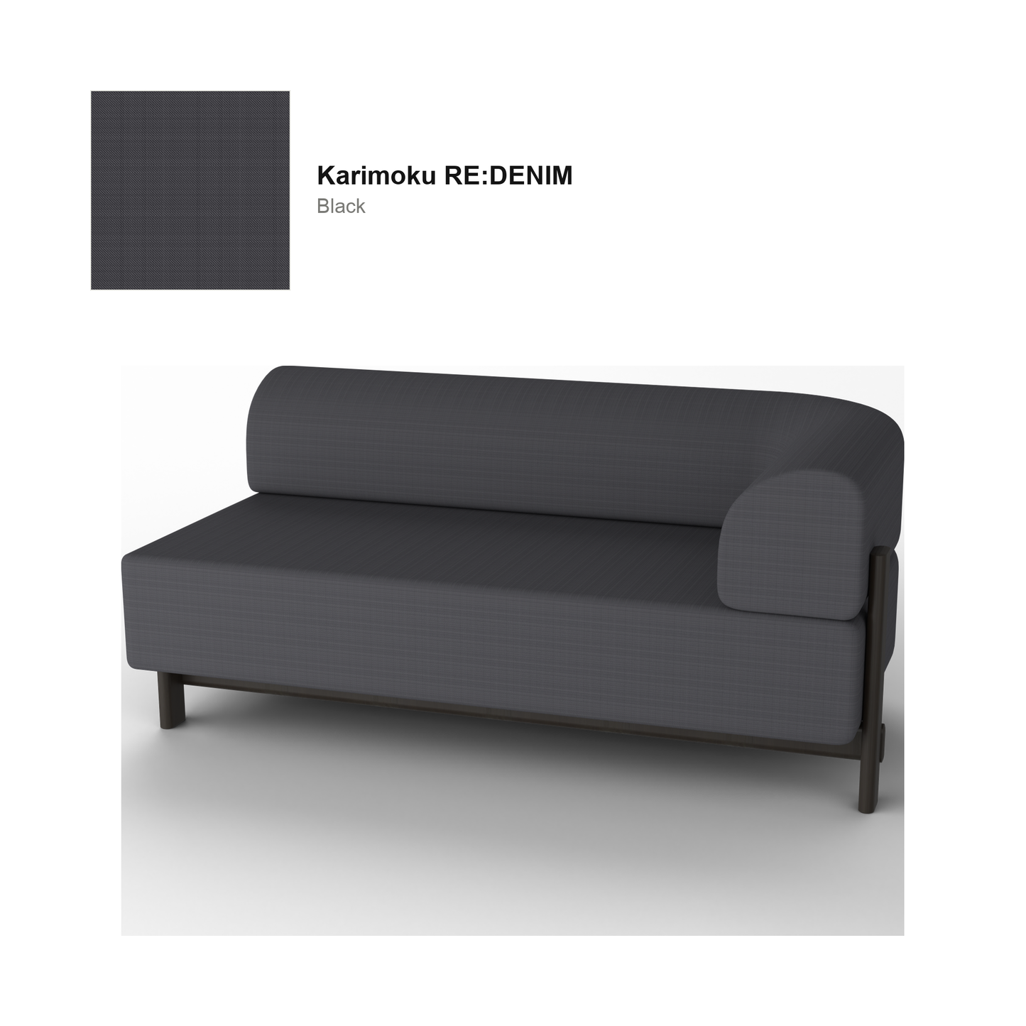 Elephant Sofa 2 places d'angle Gauche — Karimoku New Standard
