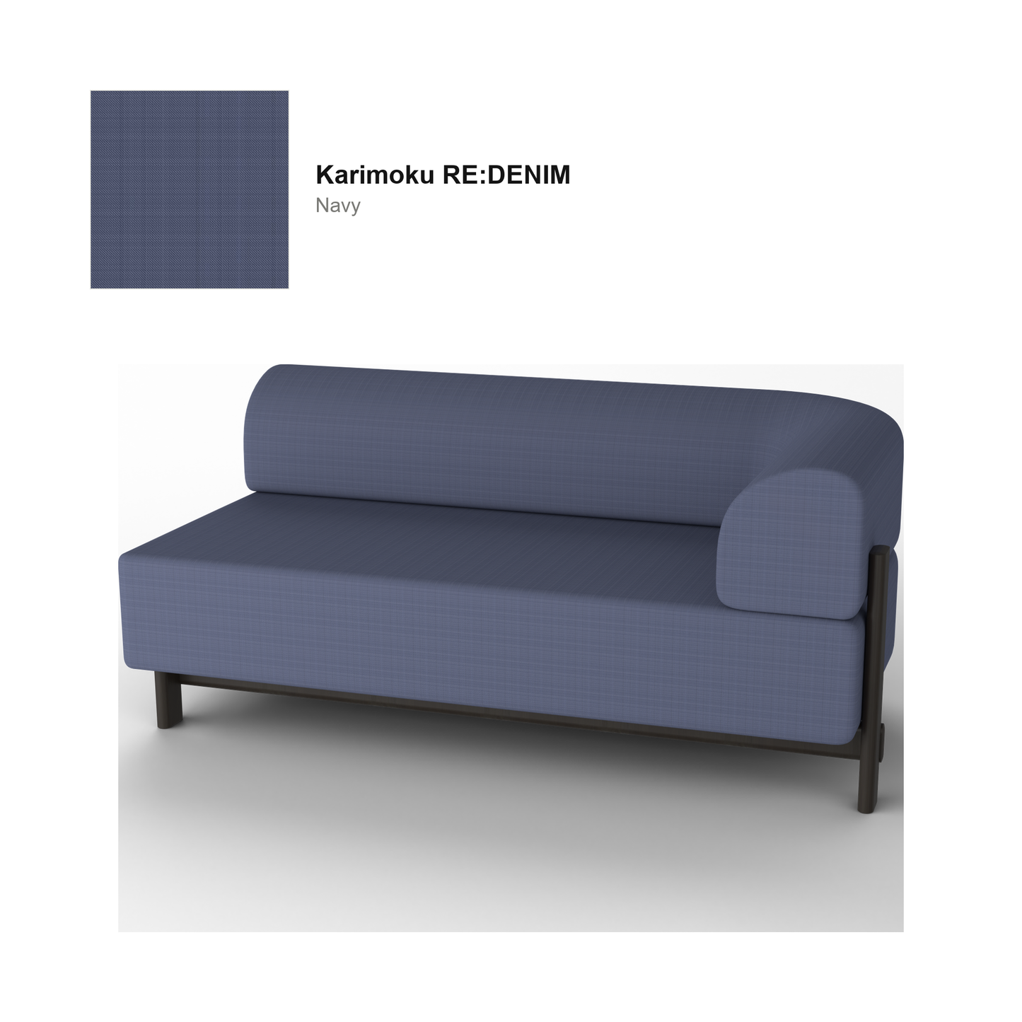 Elephant Sofa 2 places d'angle Gauche — Karimoku New Standard