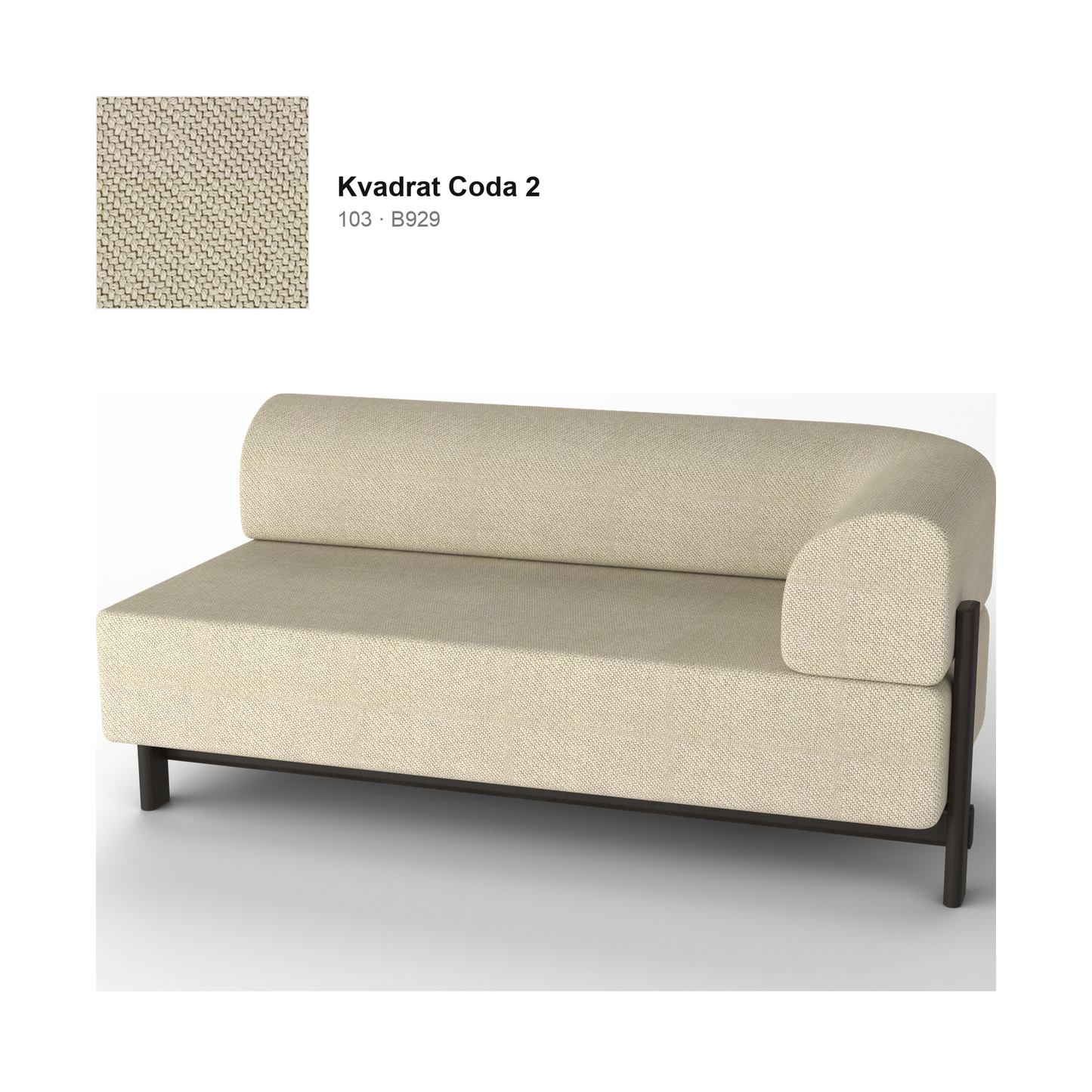 Elephant Sofa 2 places d'angle Gauche — Karimoku New Standard