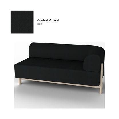 Elephant Sofa 2 plazas de esquina Izquierda — Karimoku New Standard – Castaño natural, Kvadrat Vidar 4, 1880