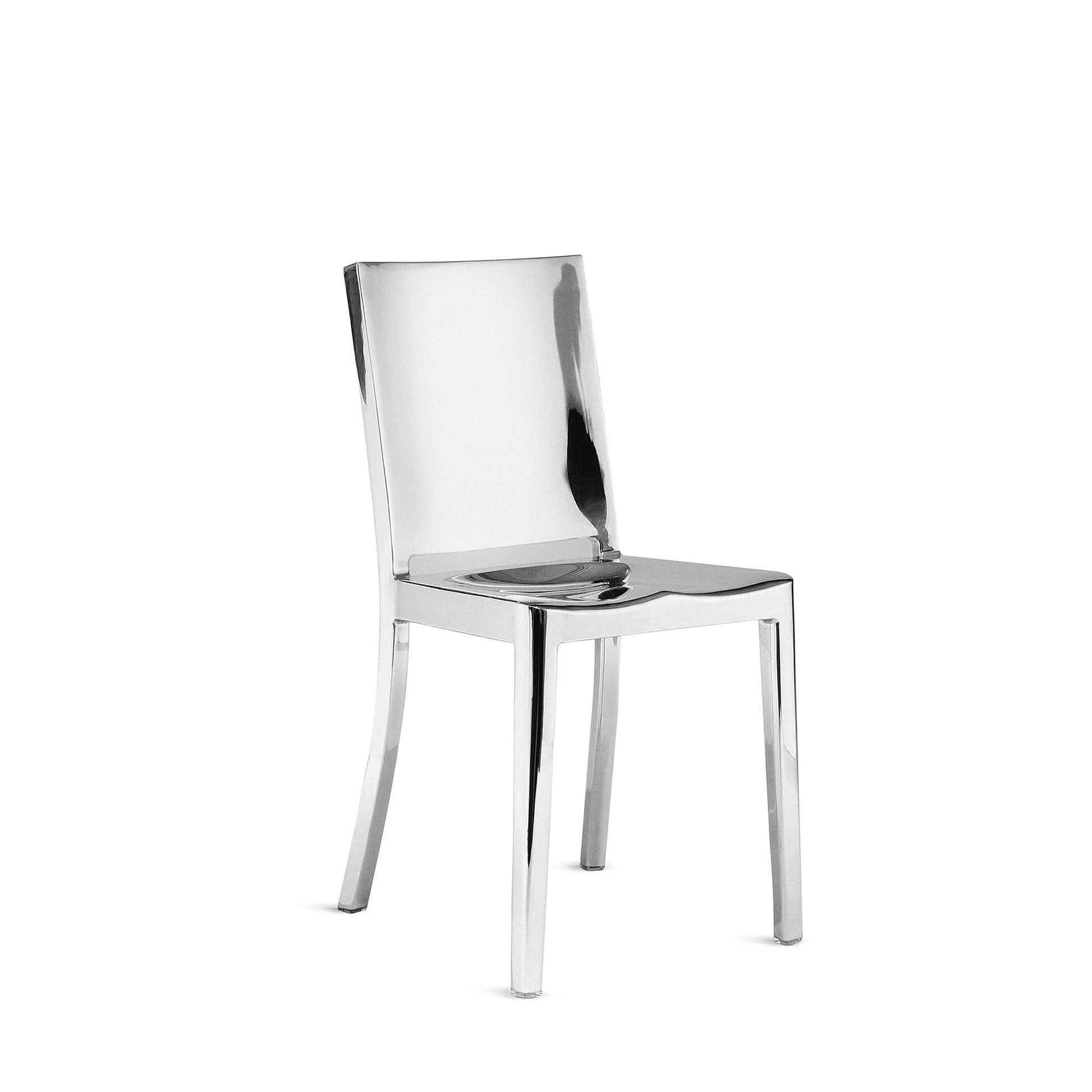Chaise Emeco Hudson, aluminium poli à la main
