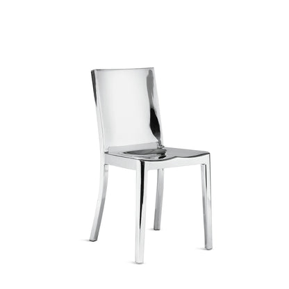 Chaise Emeco Hudson, aluminium poli à la main