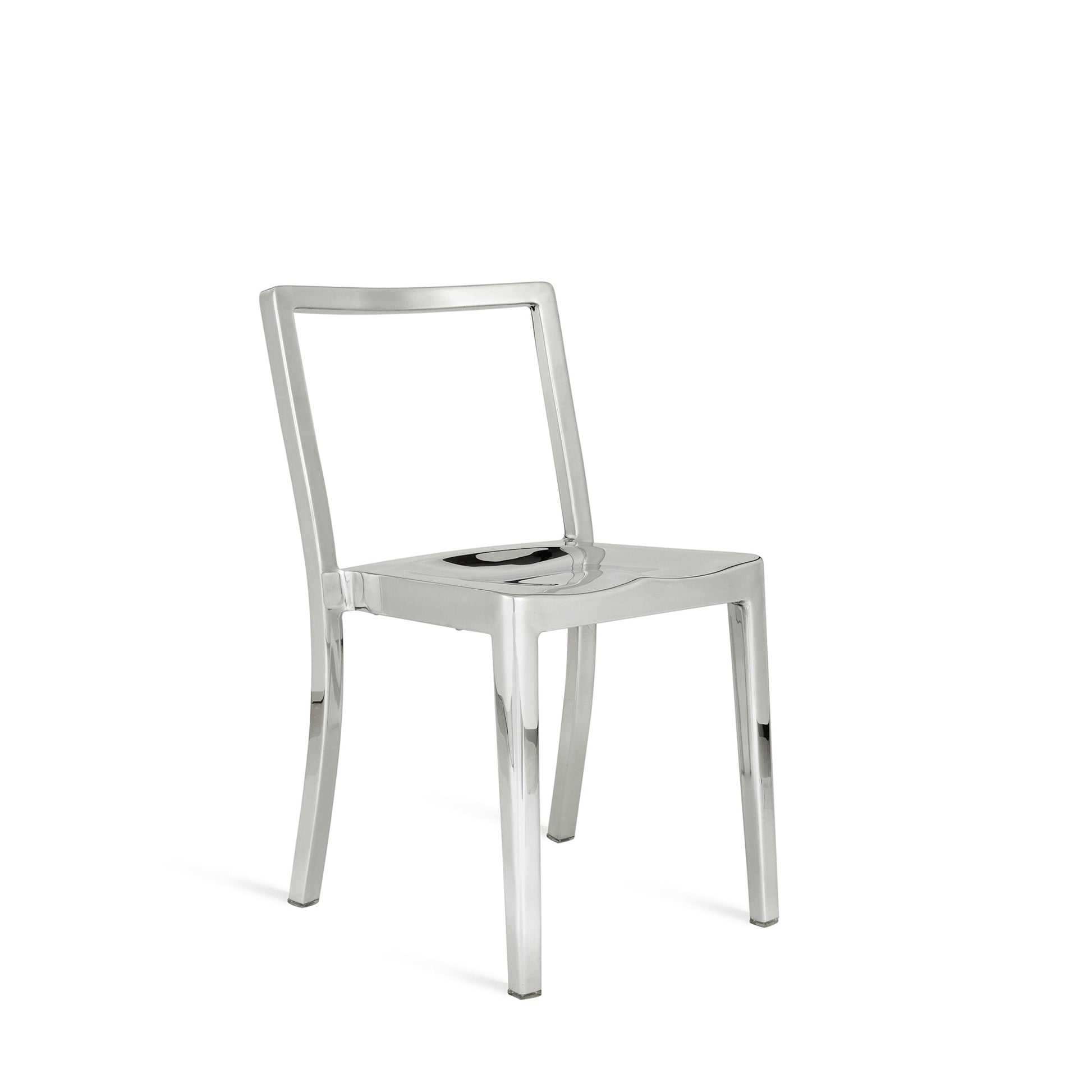Chaise Emeco Icon, aluminium poli à la main