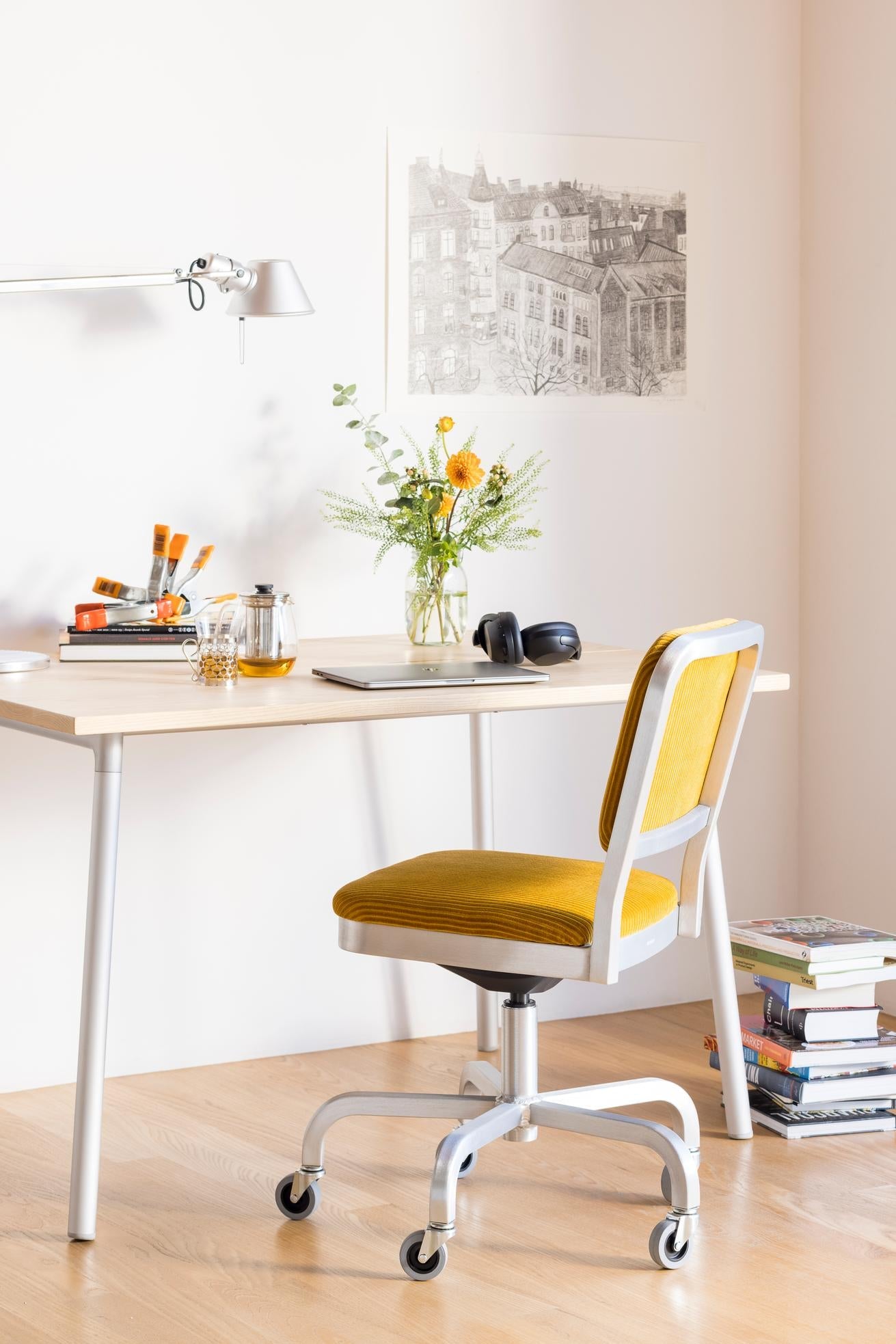 Navy Officer — Emeco, avec table d'appoint Run