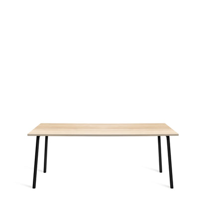 Table Emeco Run 183cm — Accoya, cadre noir
