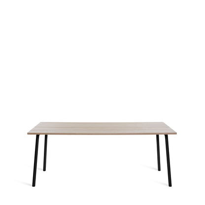Table Emeco Run 183cm — Frêne, cadre noir
