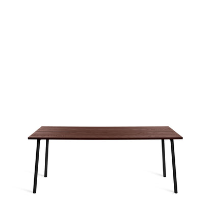 Table Emeco Run 183cm — Noyer, cadre noir