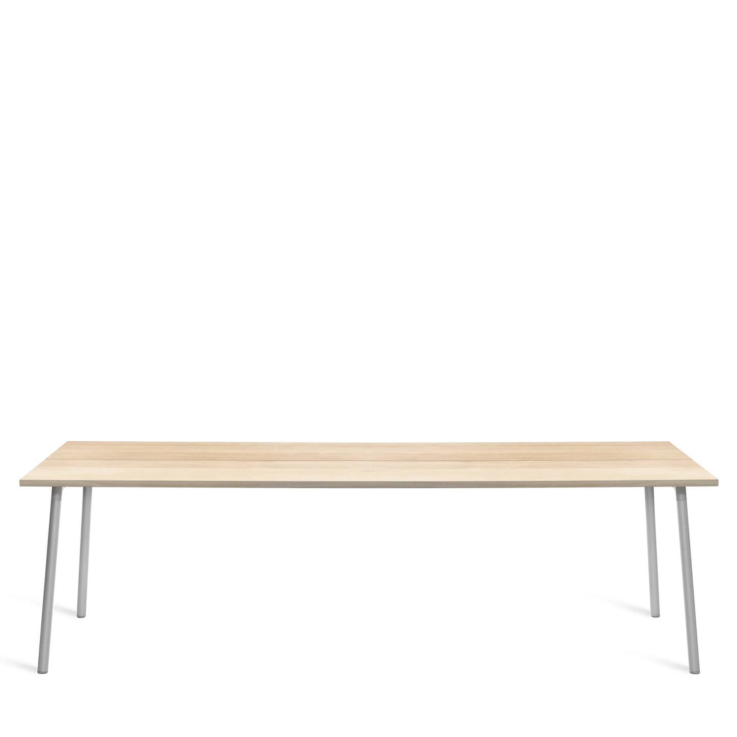 Table de repas rectangulaire Run design Sam Hecht & Kim Colin 244 cm pour 8 à 10 convives. Accoya pour usage extérieur
